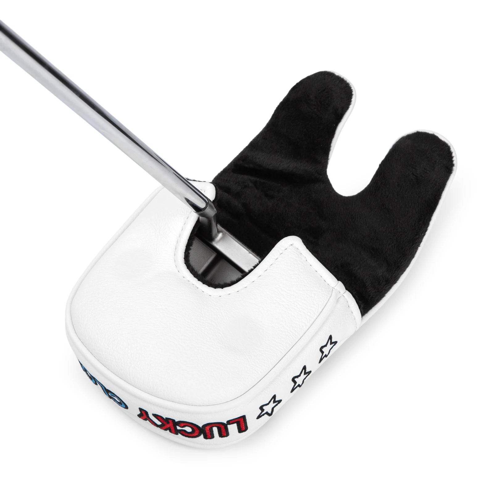 Red, White and Blue Clover Putter Head Cover - Mallet