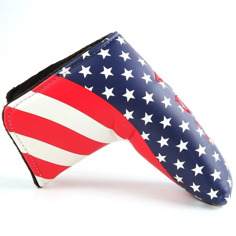 U.S.A. Stars Stripes Golf Putter Head Cover - Blade