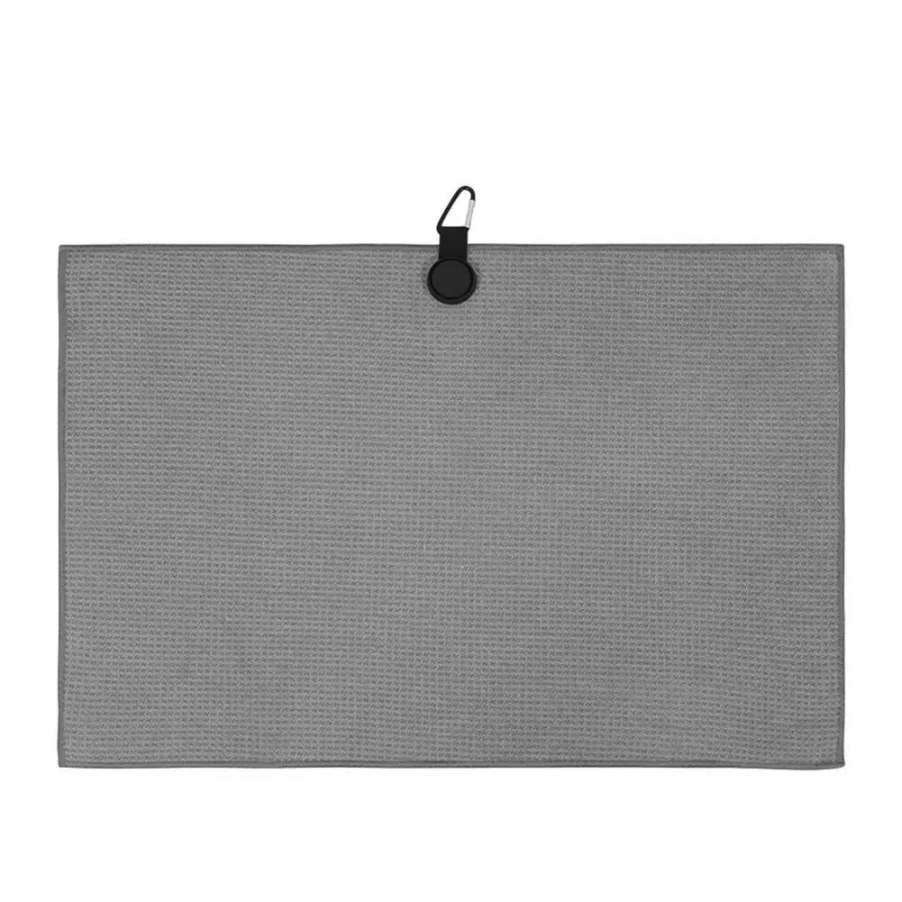 Magnetic Microfiber Golf Towel with Carabiner Towel Waffle Pattern Golf Club Ball Cleaning Cloth Golf Accessories Golfer Gift