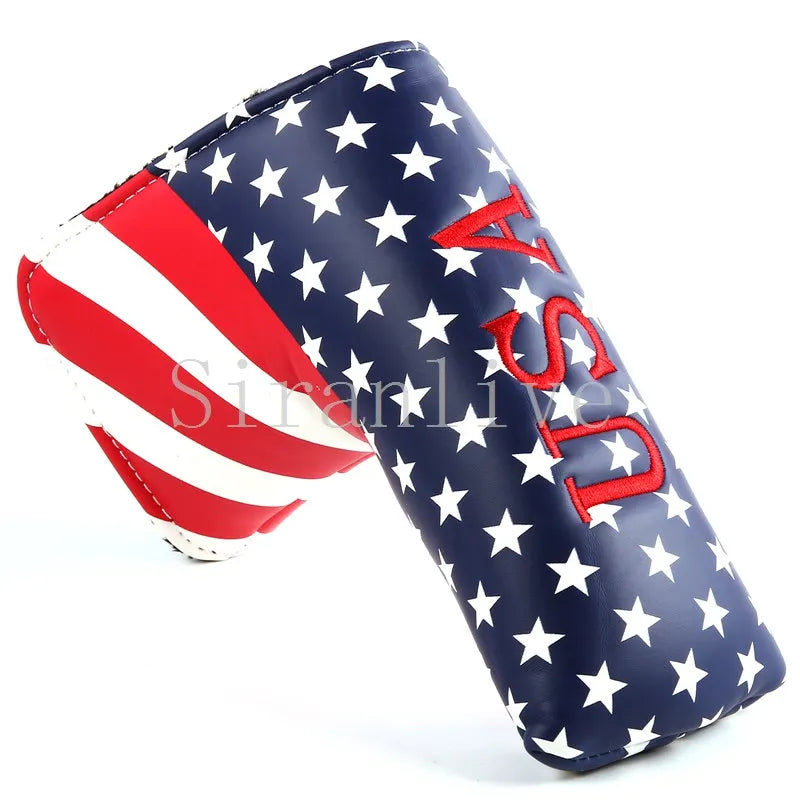 U.S.A. Stars Stripes Golf Putter Head Cover - Blade