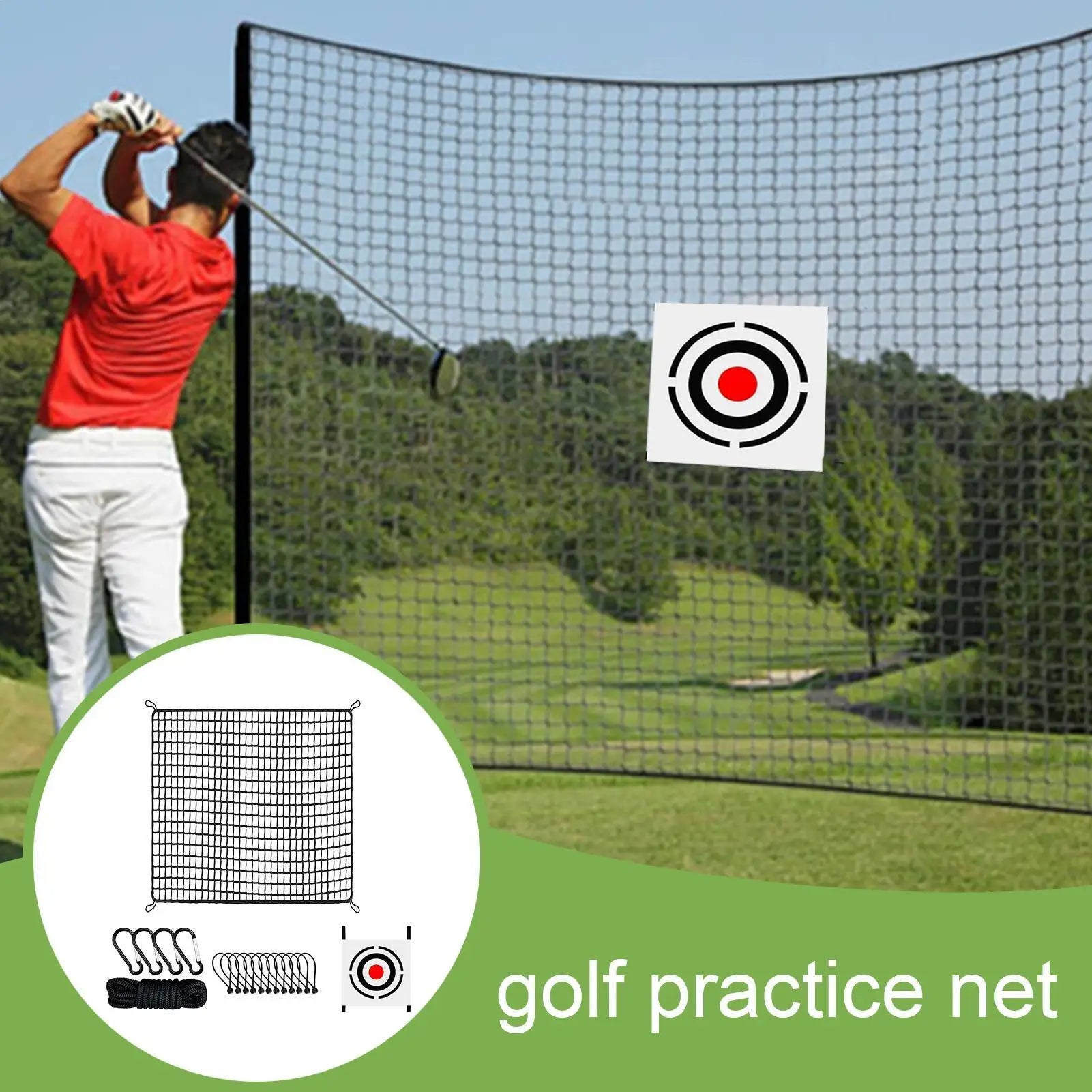 Golf Net Swing Training Aid For Backyard