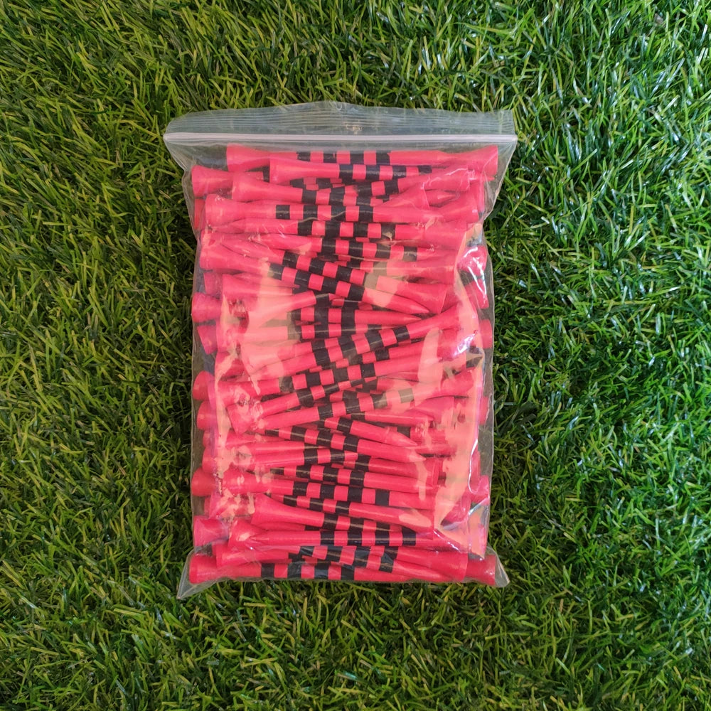 Kaiersn 50pcs Professional Bamboo Golf Tees 5X Stronger Than Wooden Tees for Irons Drivers Hybrids Perfect for Practice & Game