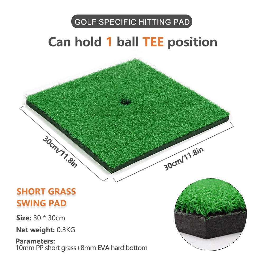 Golf Hitting Mat Indoor Outdoor Golf Training Aids 4 Styles Mini Practice Durable PP Grass Pad Backyard Exercise Drop Ship