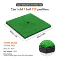 Golf Hitting Mat Indoor Outdoor Golf Training Aids 4 Styles Mini Practice Durable PP Grass Pad Backyard Exercise Drop Ship