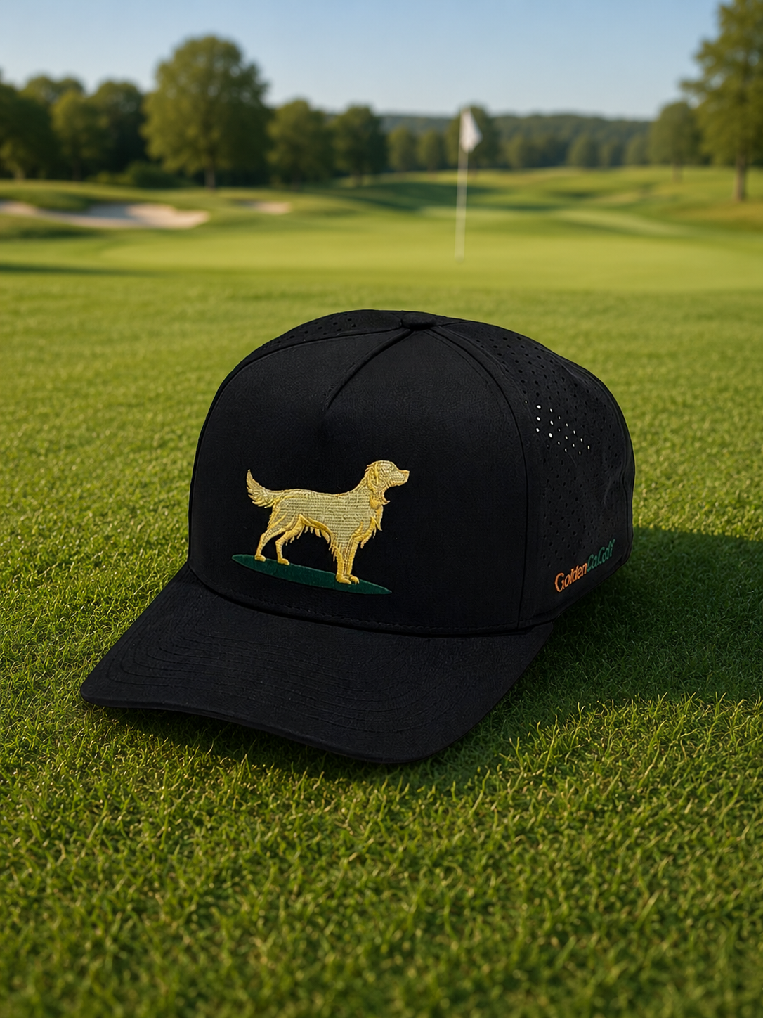Field Golden Golf Hat