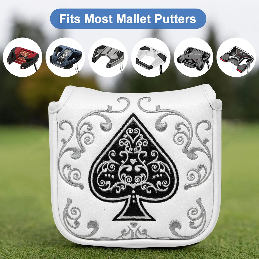 Ace of Spades Putter Head Cover - Mallet