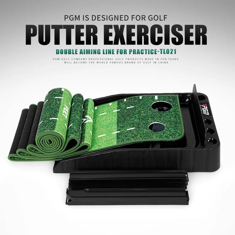PGM Golf Training Aids 3M Velvet Indoor Putting Practice Mat Home Office Putter Train Blanket Portable TL021