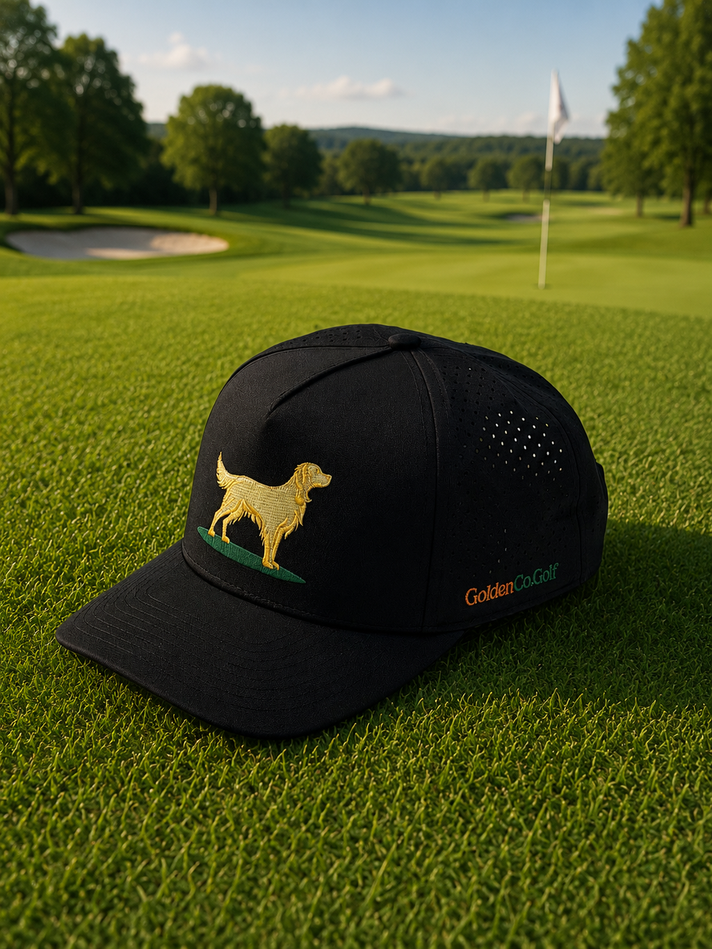 Field Golden Golf Hat