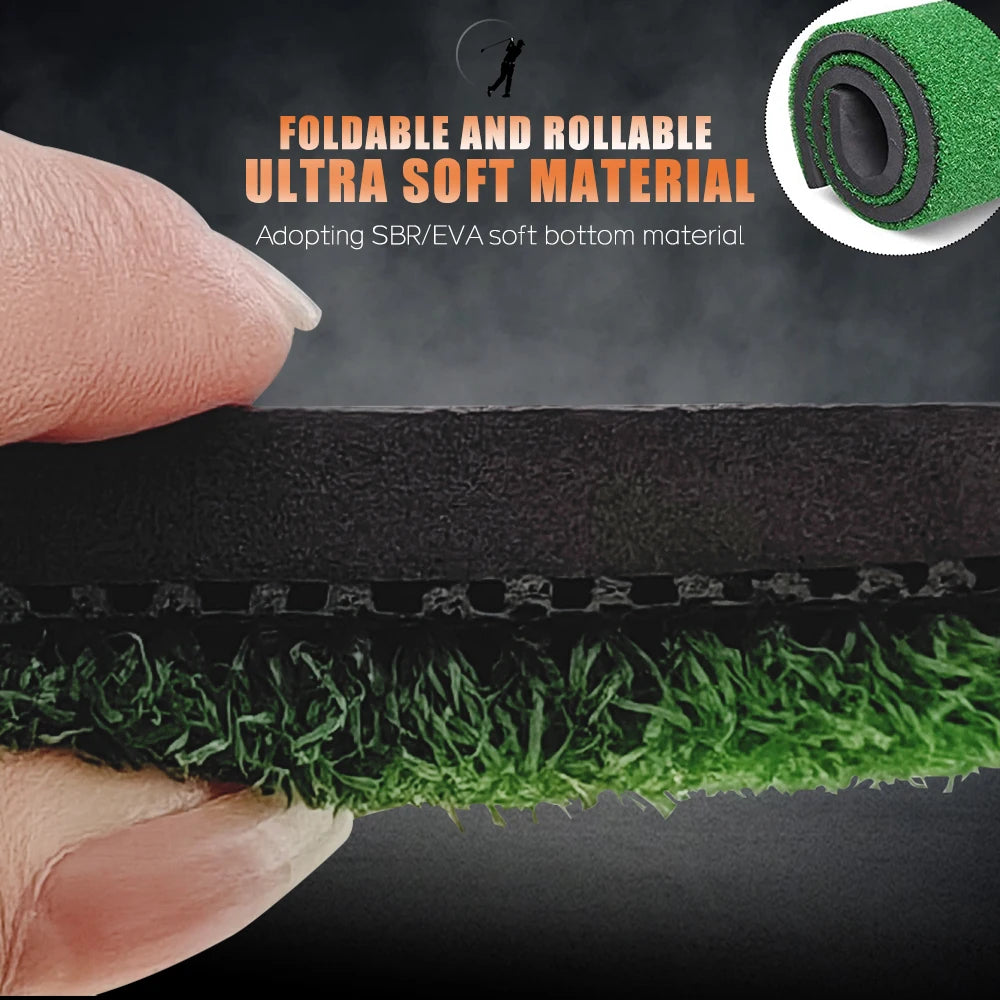Golf Hitting Mat Indoor Outdoor Golf Training Aids 4 Styles Mini Practice Durable PP Grass Pad Backyard Exercise Drop Ship