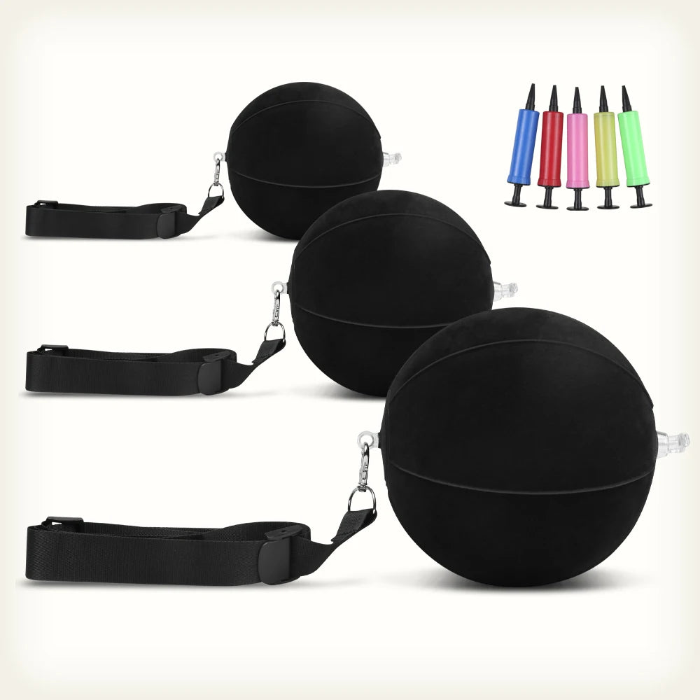 Inflatable Golf Smart Ball Golf Smart Ball Training Aid Inflatable Ball Adjustable Lanyard Posture Correction Swing Trainer Aids