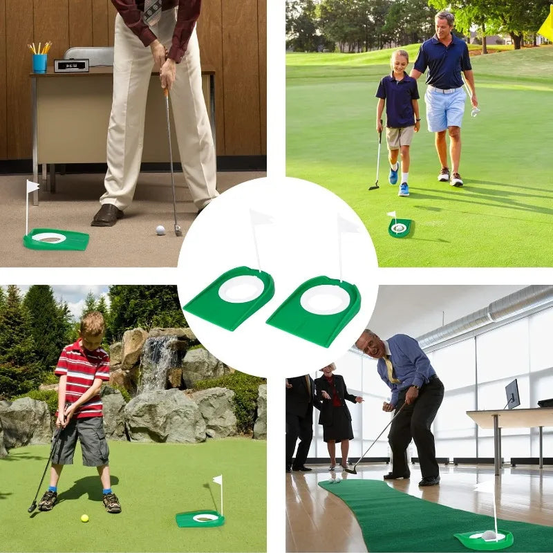Golf Swing Trainer Plate Putting Training Aids Golf Simulator Home Party Game Practice Golf Accessories For Men Women Golfers HD