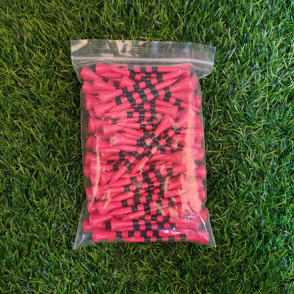 Kaiersn 50pcs Professional Bamboo Golf Tees 5X Stronger Than Wooden Tees for Irons Drivers Hybrids Perfect for Practice & Game