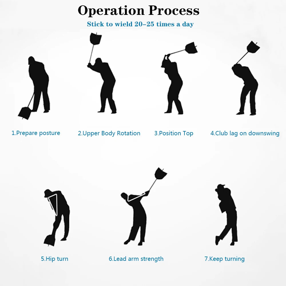 Golf Pinwheel Swing Trainer Fan Power Speed Practice