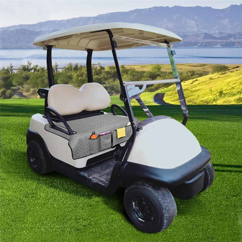 RTENTE-Golf Cart Seat Covers Universal Golf Cart Seat Towel Blanket For EZGO, Yamaha, Club Car & More 2 Persongolf Carts