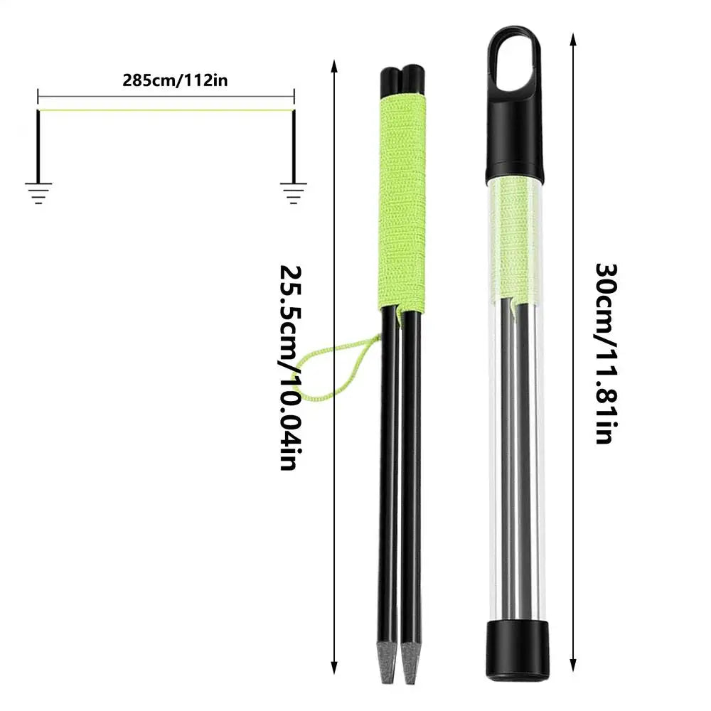 Golf Putting Practice Aids Line Golf Putting String Line Golf Alignment Stringing Sticks Pull Wire Calibration Direction Rope