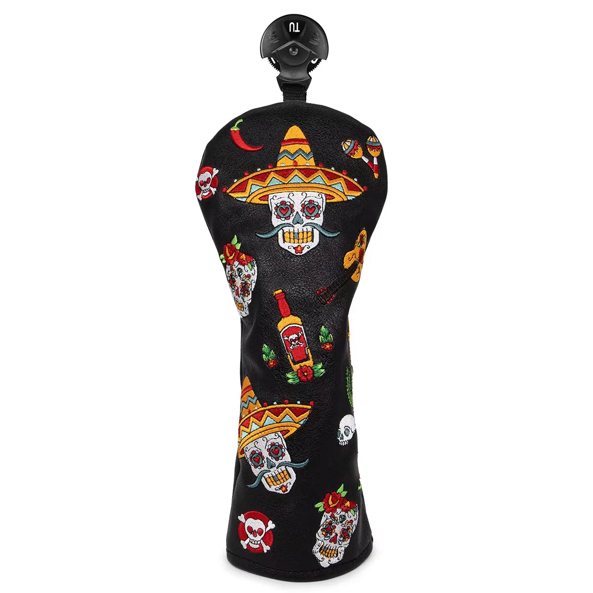 Día de los Muertos Head Covers - 3 Piece Set or 1 Piece - Driver, Wood, Hybrid