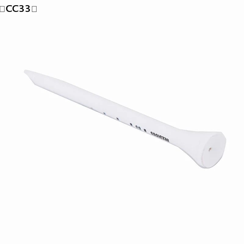 50PCS Professional Golf Tees 83mm White Golf Wood Tee Scale Golf Tees〔CC33〕