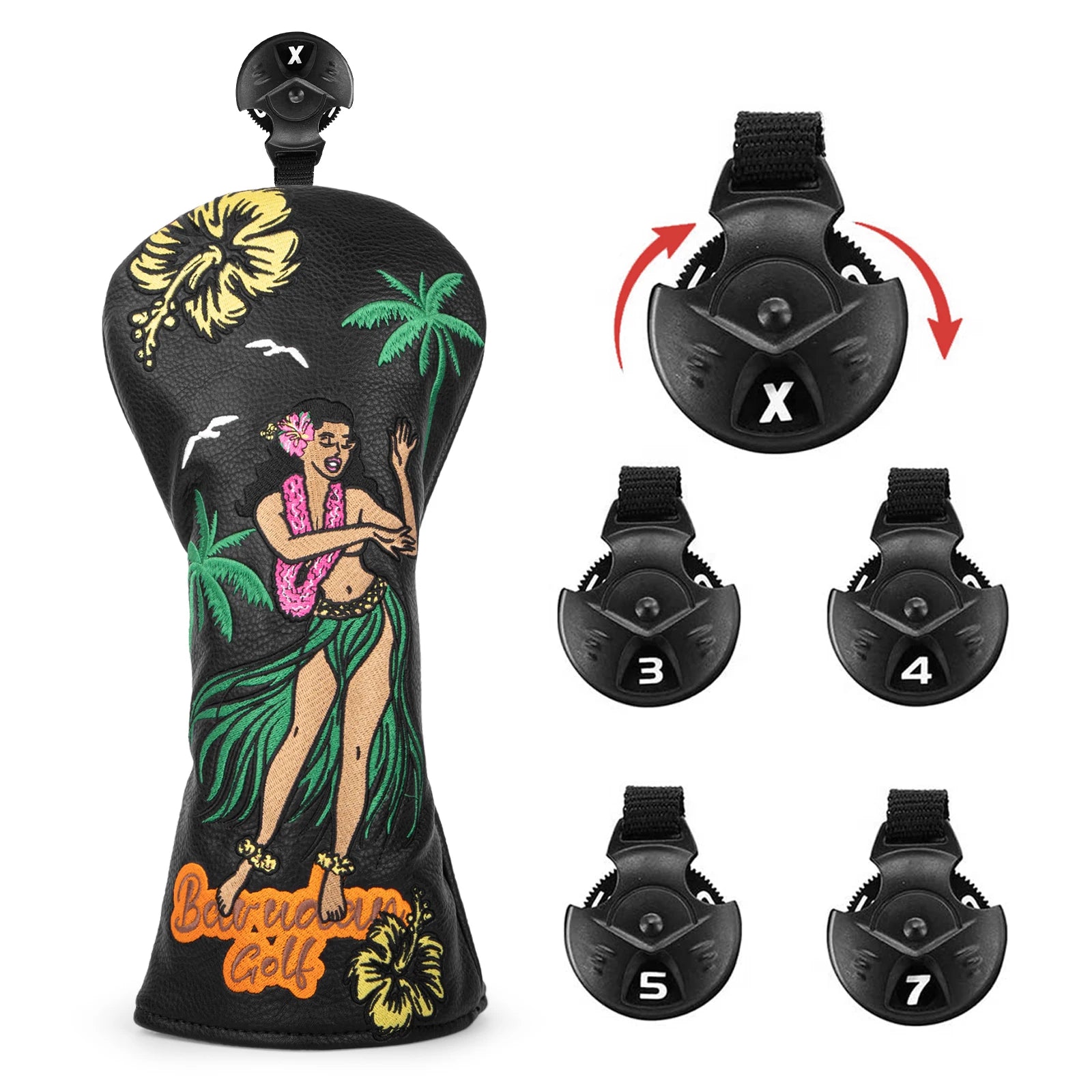 Hula Girl - 3 Piece Set or 1 Piece - Driver, Wood, Hybrid