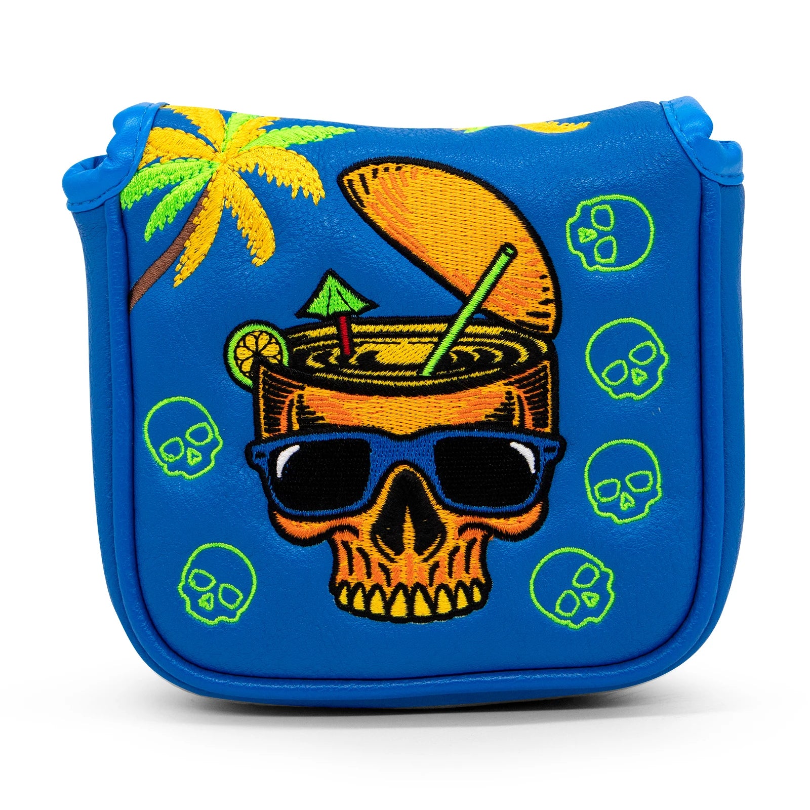 Tropical Skull Putter Head Cover - Mallet