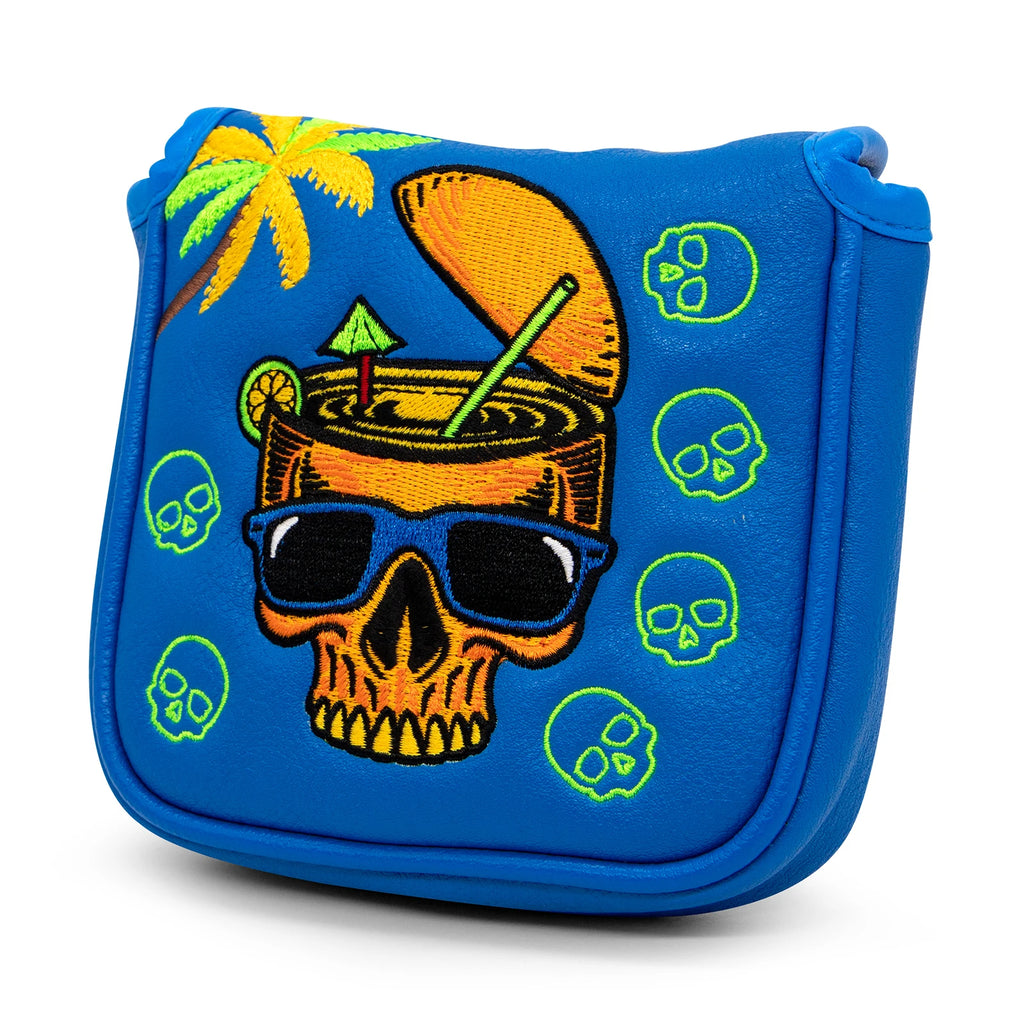 Tropical Skull Putter Head Cover - Mallet