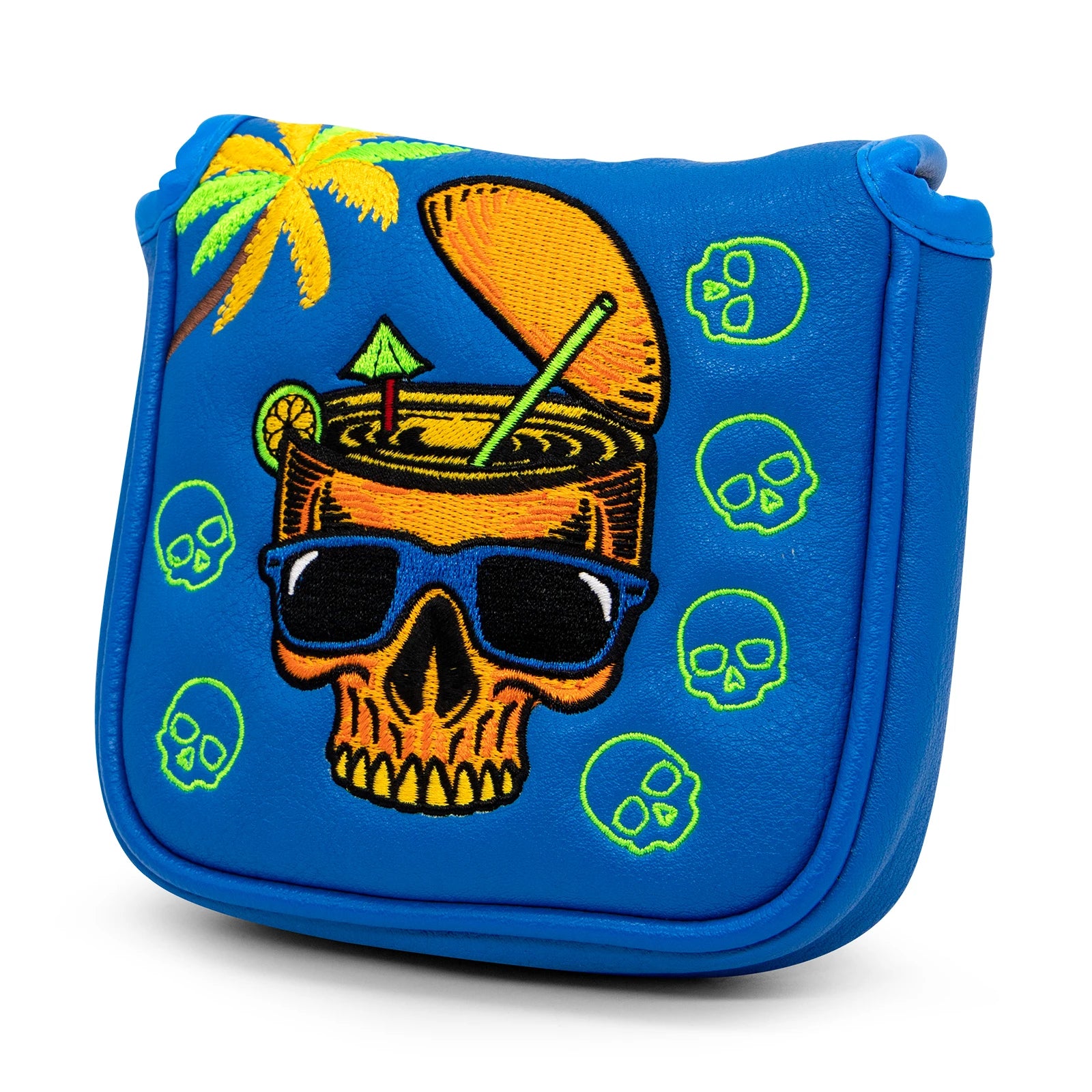 Tropical Skull Putter Head Cover - Mallet
