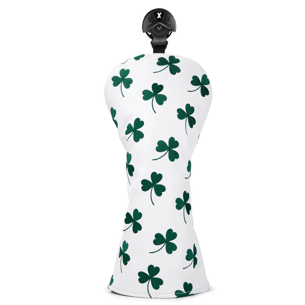 Lucky Clover Head Covers - 3 Piece Set or 1 Piece - Driver, Wood, Hybrid