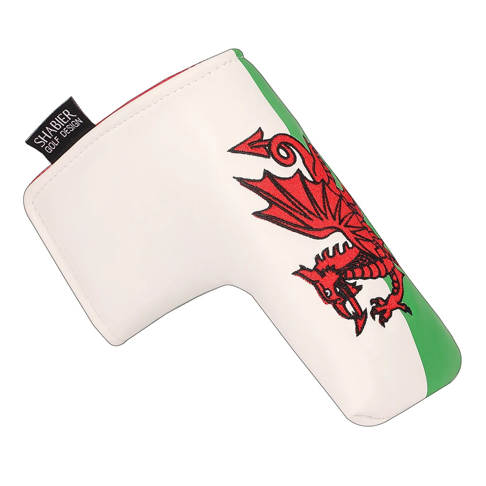 Wales Flag Putter Head Cover - Mallet / Blade