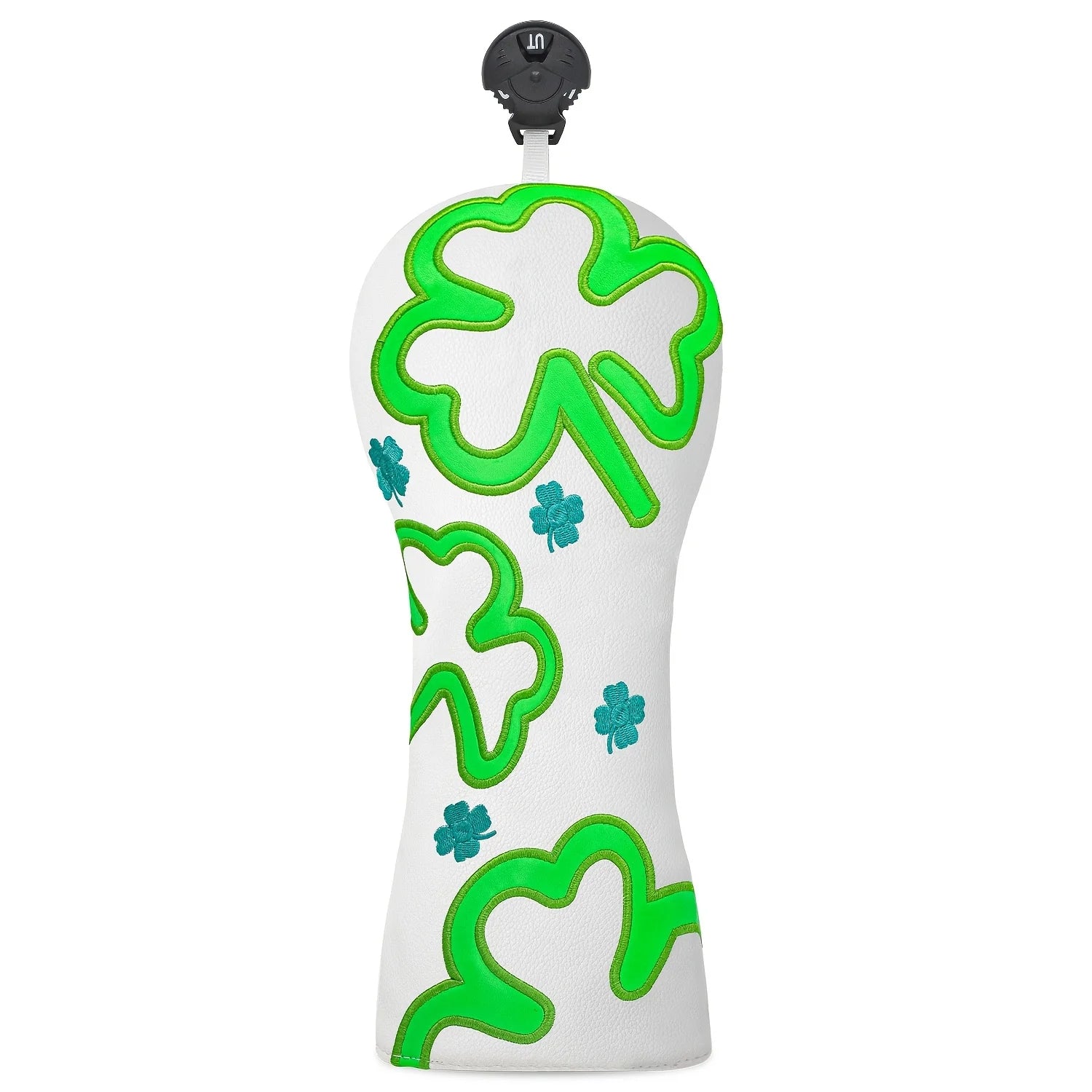 Lucky Clover Head Covers - 3 Piece Set or 1 Piece - Driver, Wood, Hybrid