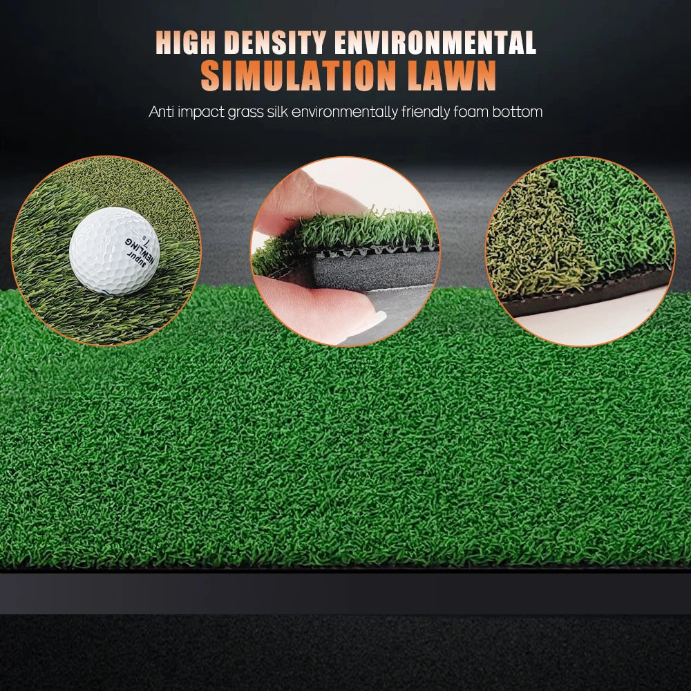 Golf Hitting Mat Indoor Outdoor Golf Training Aids 4 Styles Mini Practice Durable PP Grass Pad Backyard Exercise Drop Ship