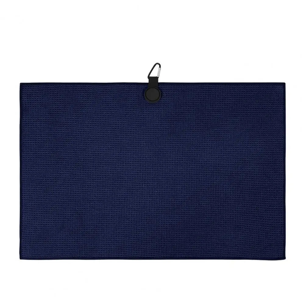 Magnetic Microfiber Golf Towel with Carabiner Towel Waffle Pattern Golf Club Ball Cleaning Cloth Golf Accessories Golfer Gift