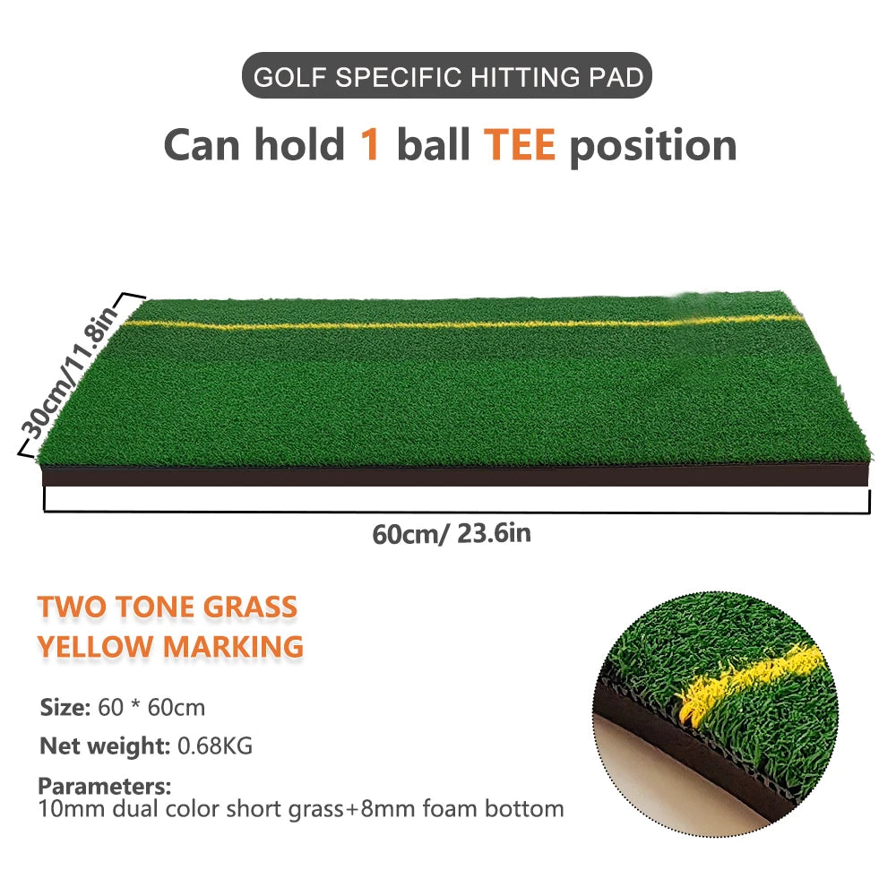 Golf Hitting Mat Indoor Outdoor Golf Training Aids 4 Styles Mini Practice Durable PP Grass Pad Backyard Exercise Drop Ship