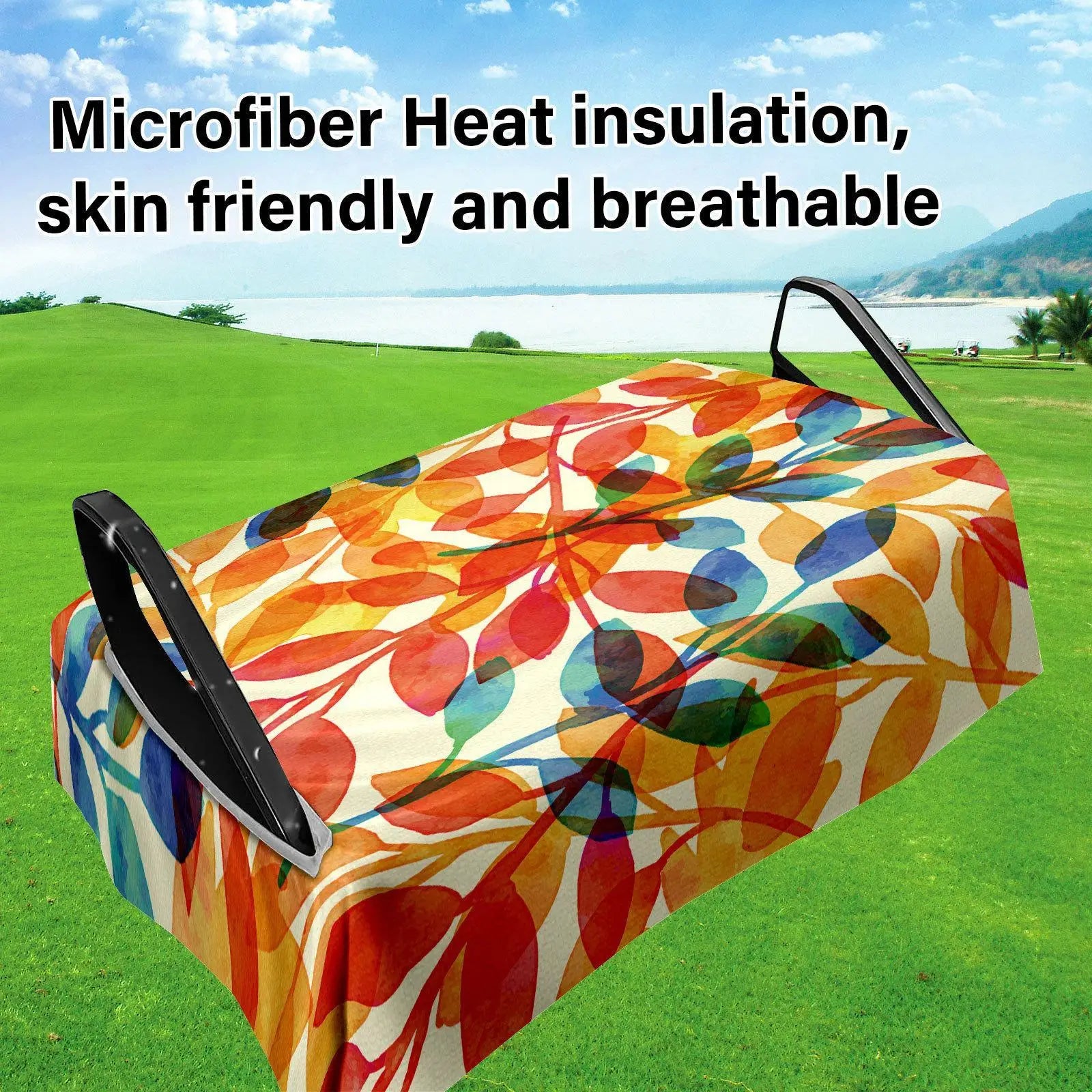 Golf Cart Seat Towel Blanket Comfortable Reusable Polyester Protection for Golf Club Course Cruising Golf Accessories