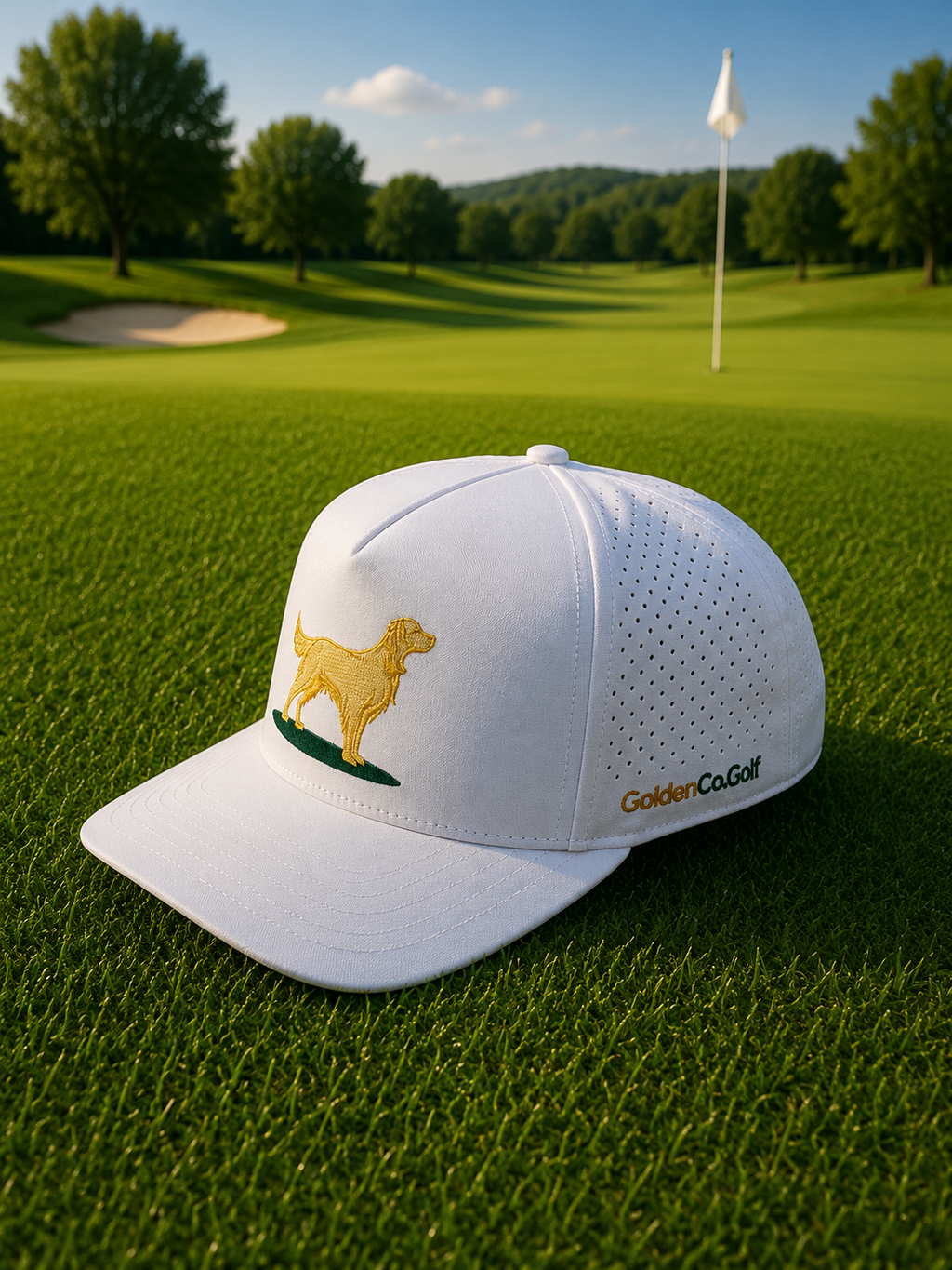 Field Golden Golf Hat