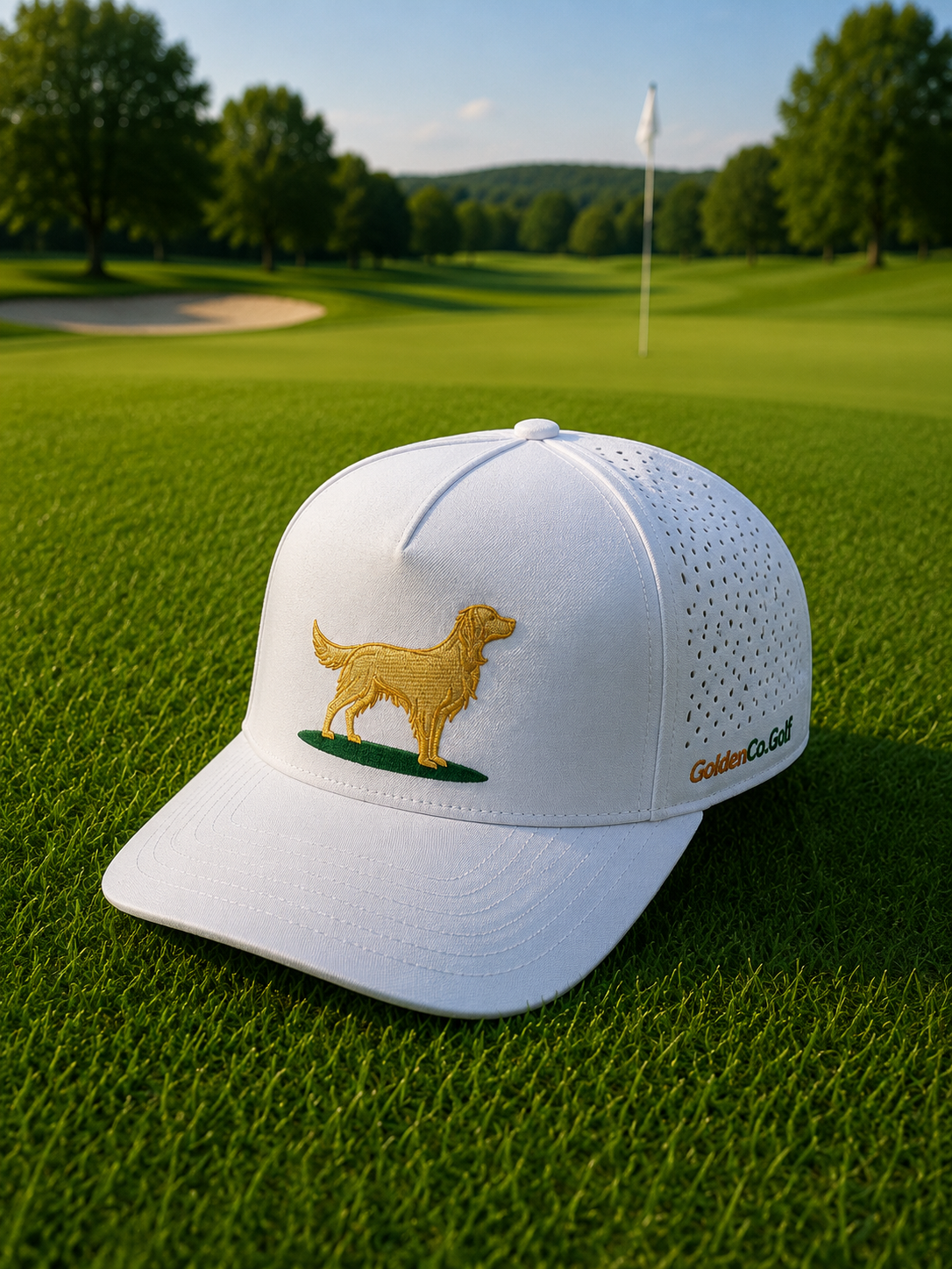 Field Golden Golf Hat