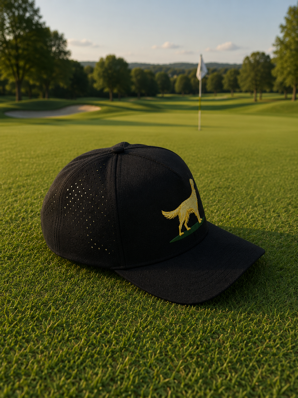 Field Golden Golf Hat