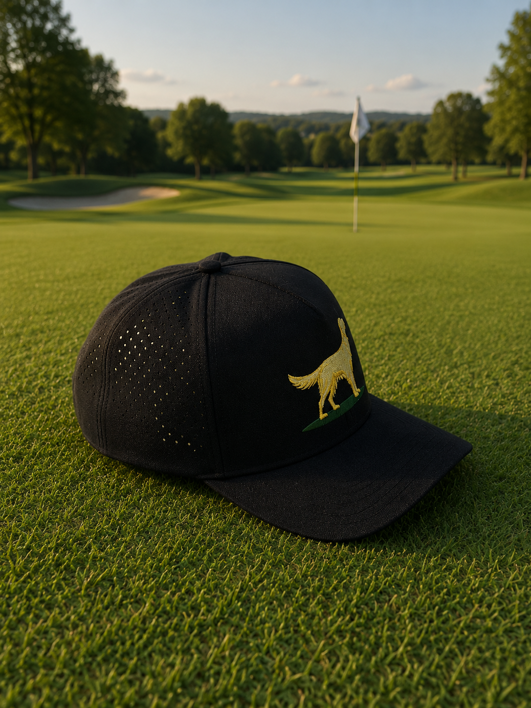 Field Golden Golf Hat