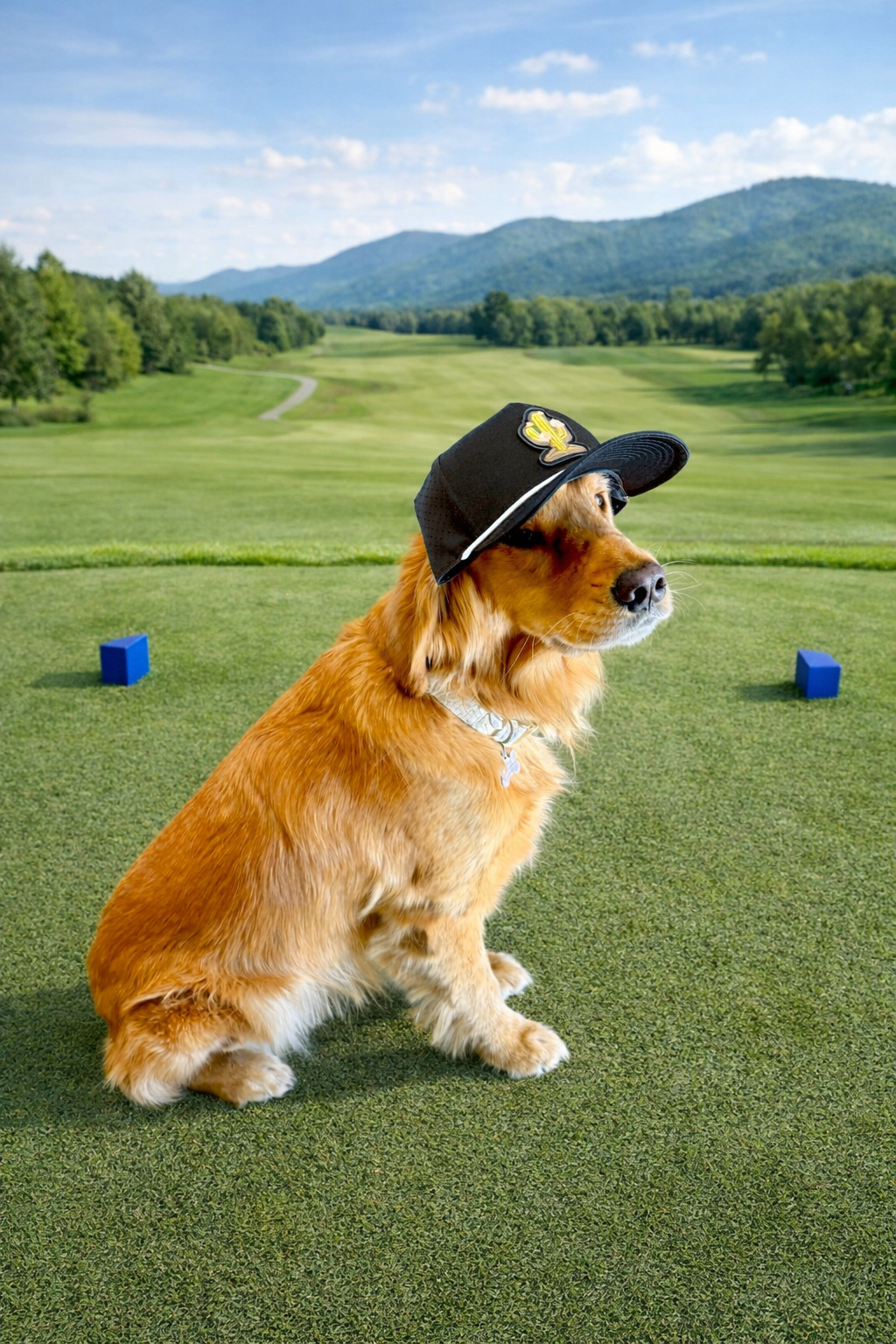 Desert Cactus Yellow Hat