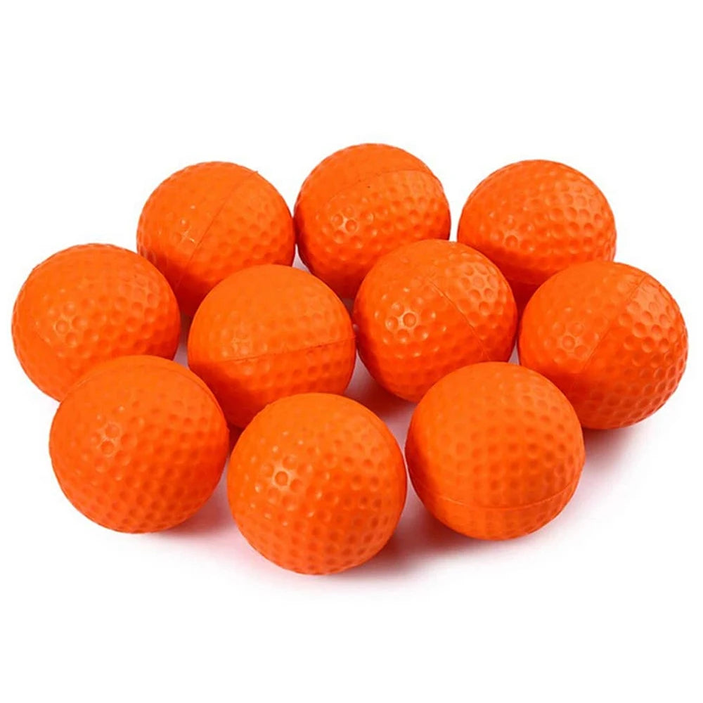 10Pcs Elastic Sponge Limited Flight Golf Balls For Indoor / Outdoor