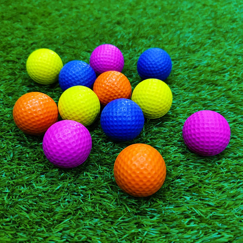 10Pcs Elastic Sponge Limited Flight Golf Balls For Indoor / Outdoor