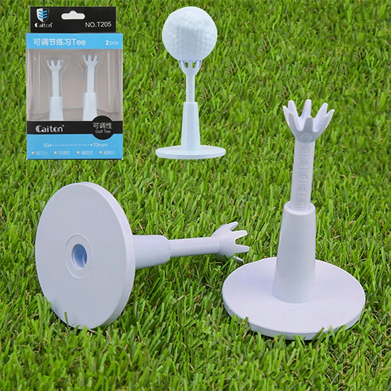 [YY999]1/2Pcs Adjustable Golf Ball Holder Golf Tee Golf Swing Trainer Golf Practice Tees Golf Accessories