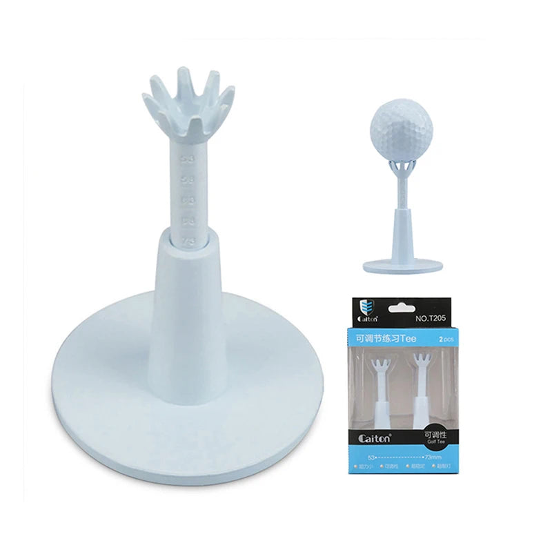 [YY999]1/2Pcs Adjustable Golf Ball Holder Golf Tee Golf Swing Trainer Golf Practice Tees Golf Accessories
