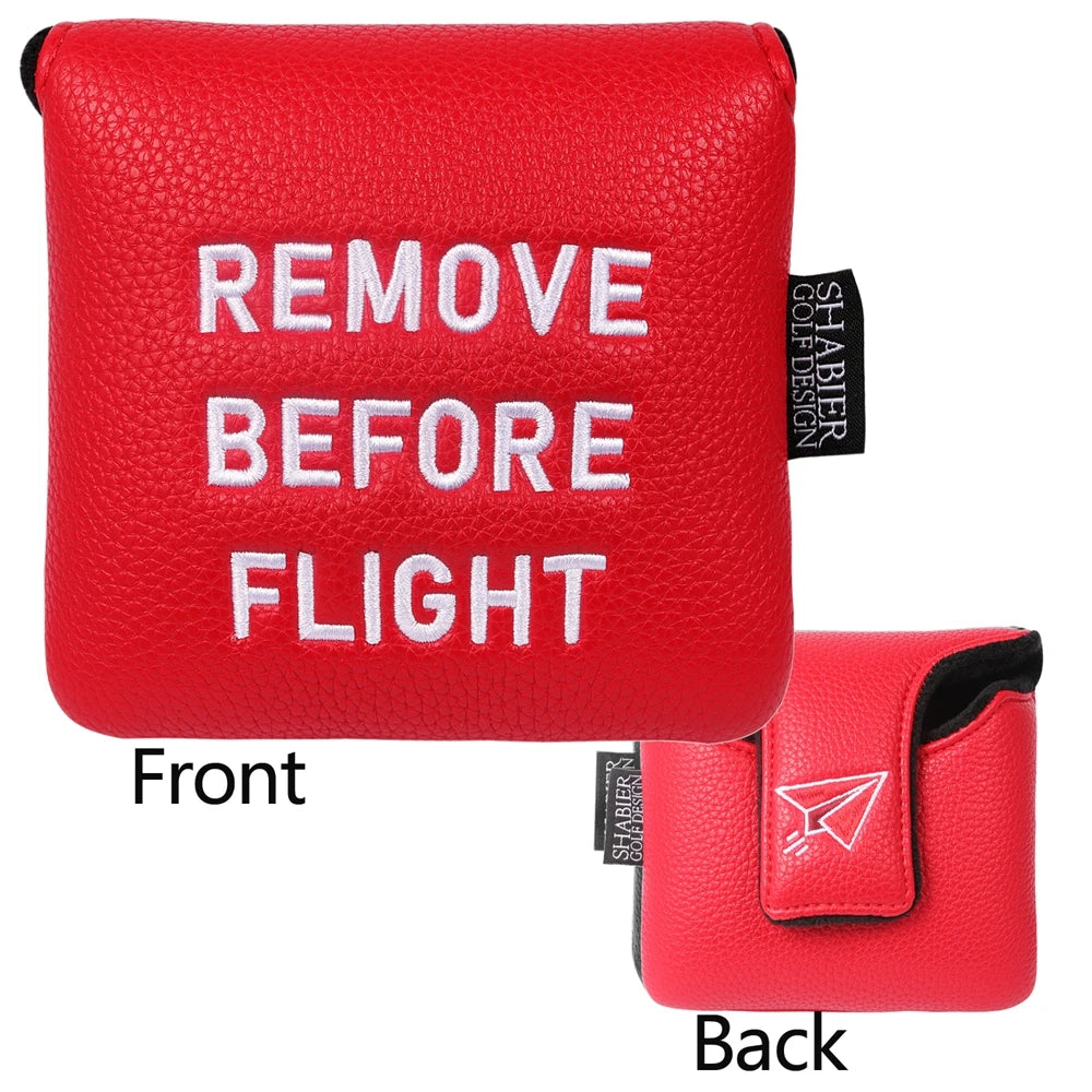 Remove Before Flight Putter Head Cover - Mallet