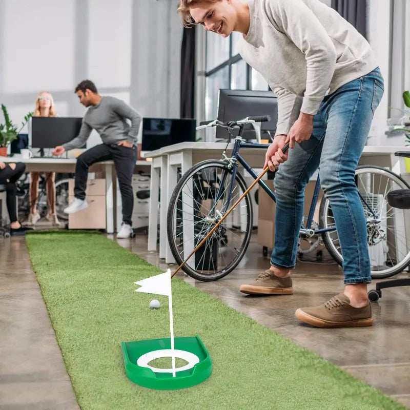 Golf Swing Trainer Plate Putting Training Aids Golf Simulator Home Party Game Practice Golf Accessories For Men Women Golfers HD