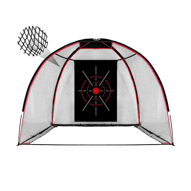 Golf Hitting Training Aids Nets Golf Chipping Cage Net with Target and Carry Bag for Backyard Driving Chipping