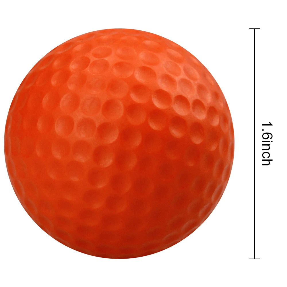 10Pcs Elastic Sponge Limited Flight Golf Balls For Indoor / Outdoor