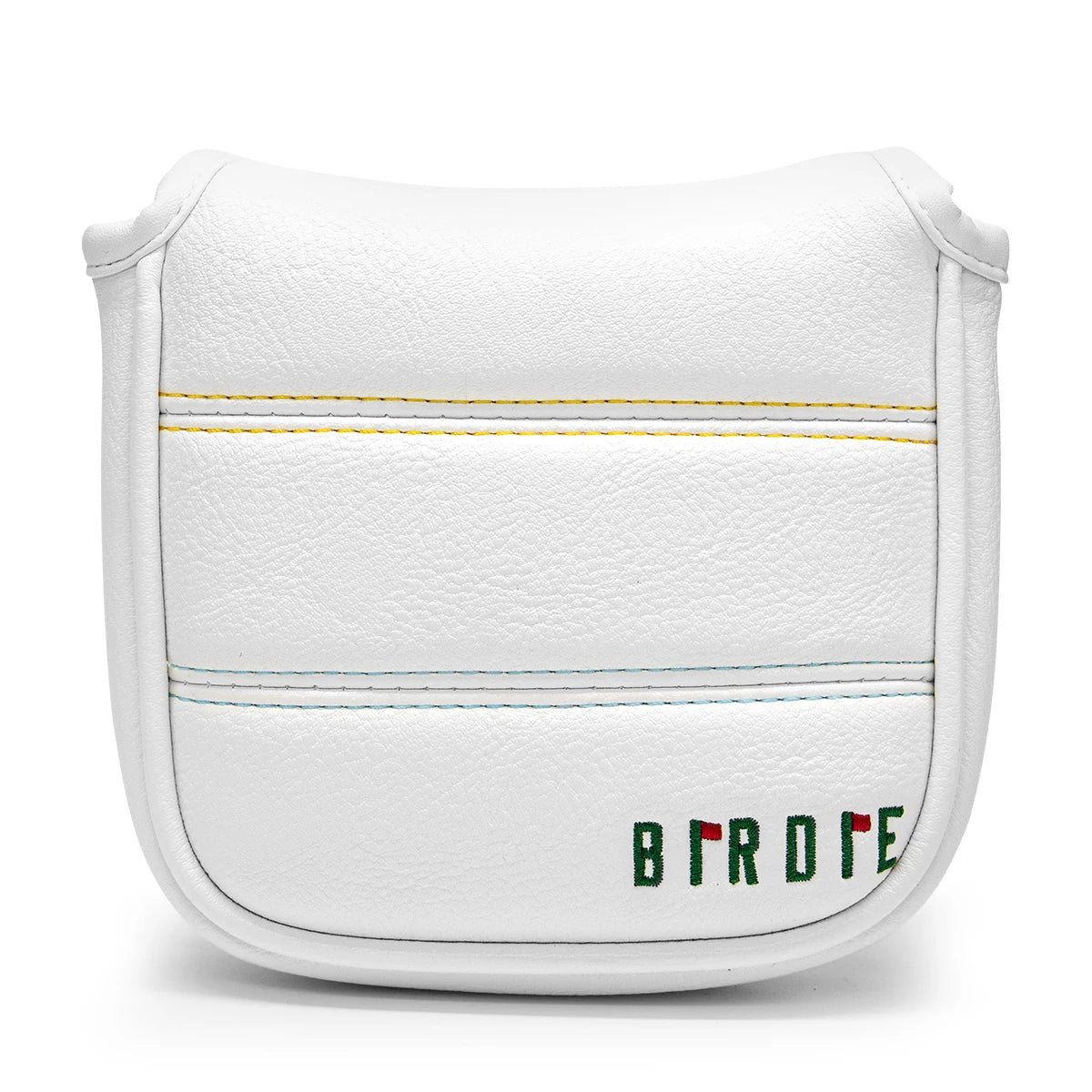 White Birdie Putter Head Cover - Mallet / Blade