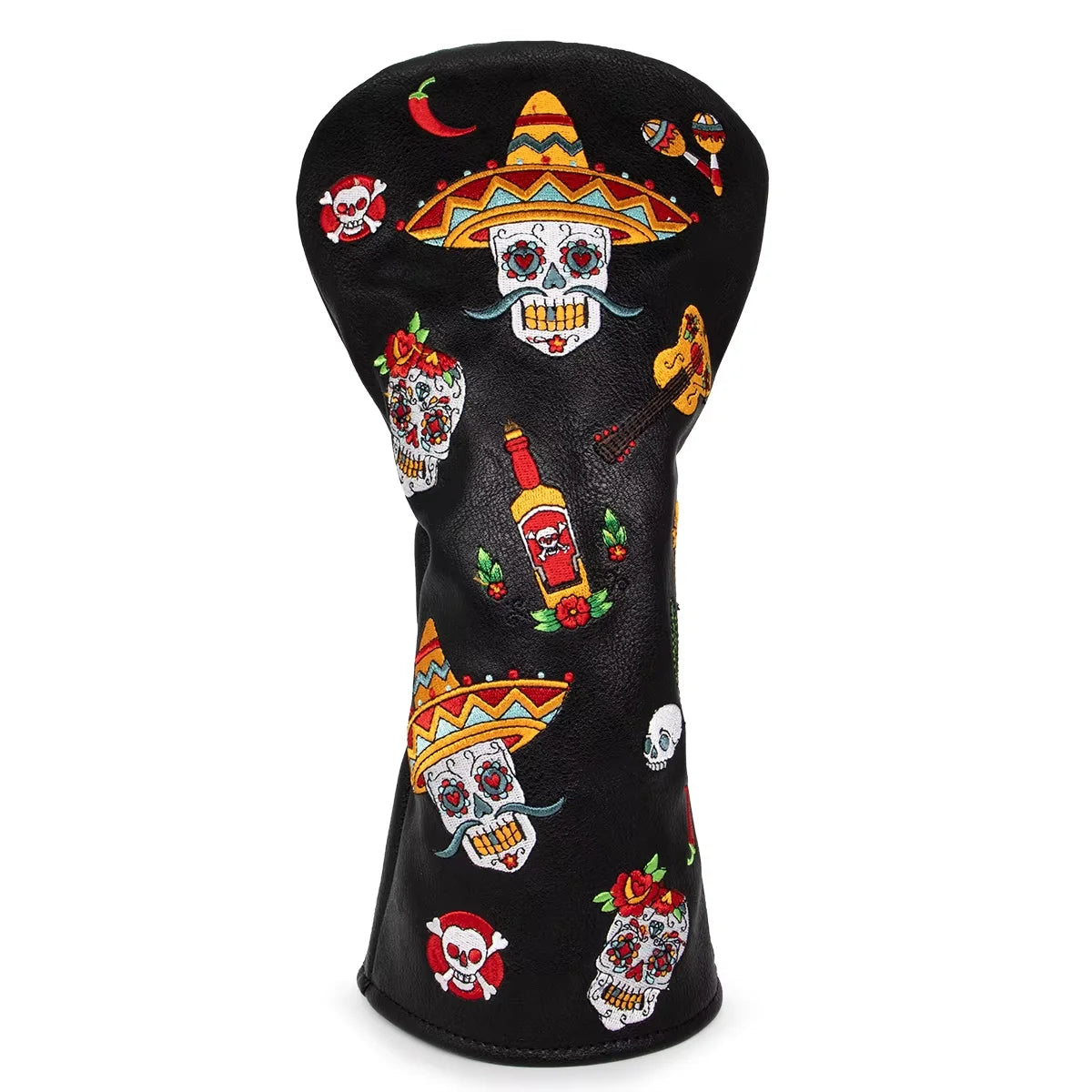 Día de los Muertos Head Covers - 3 Piece Set or 1 Piece - Driver, Wood, Hybrid