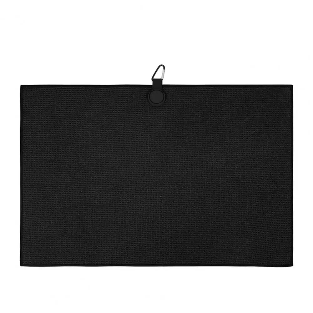 Magnetic Microfiber Golf Towel with Carabiner Towel Waffle Pattern Golf Club Ball Cleaning Cloth Golf Accessories Golfer Gift
