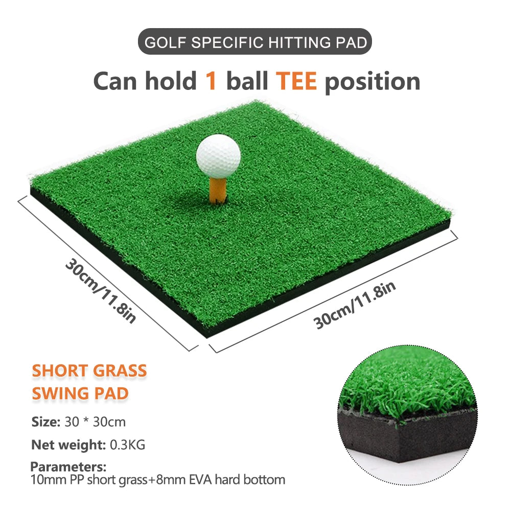 Golf Hitting Mat Indoor Outdoor Golf Training Aids 4 Styles Mini Practice Durable PP Grass Pad Backyard Exercise Drop Ship