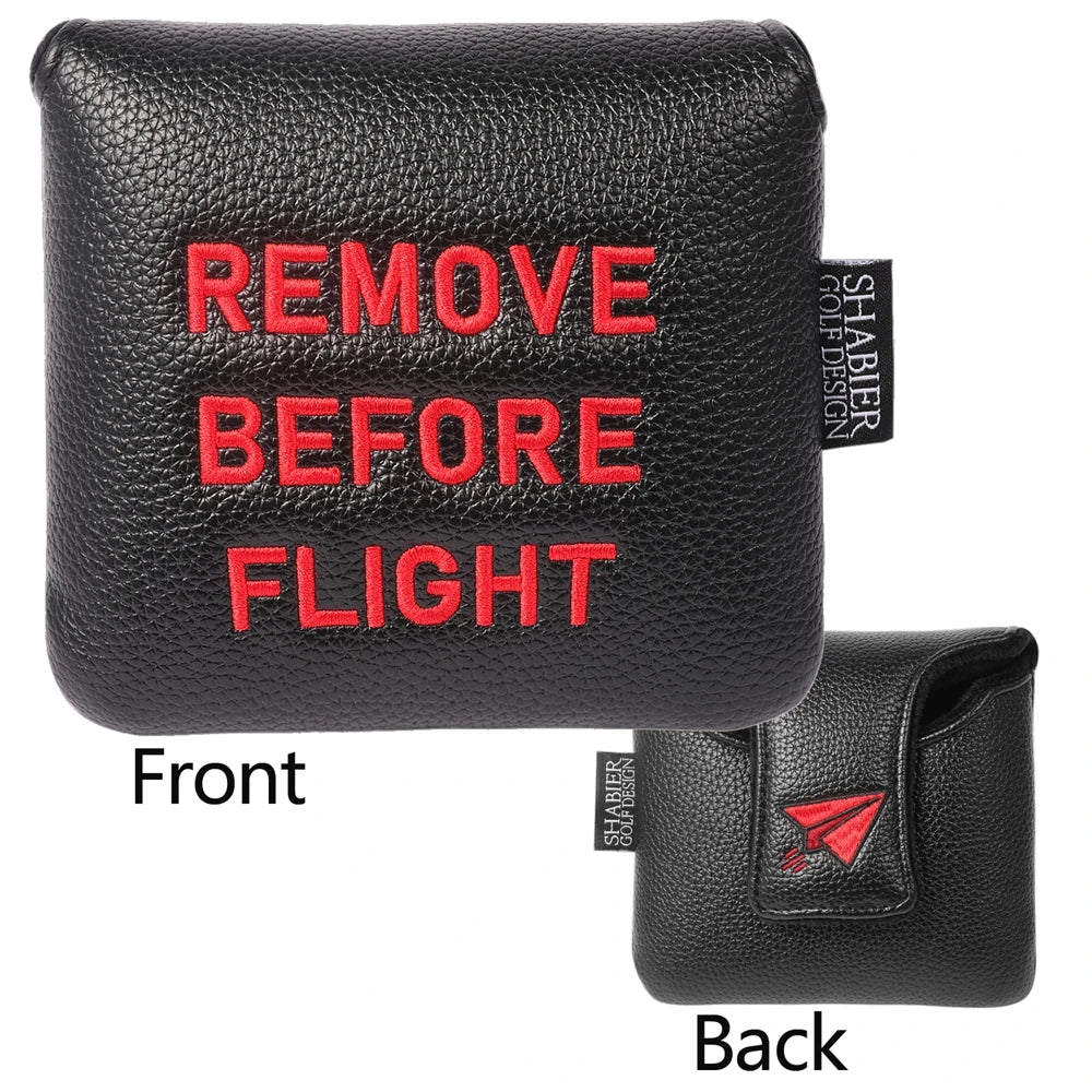 Remove Before Flight Putter Head Cover - Mallet